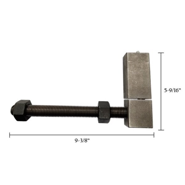 Adjustable Hinge Bare 7/8" X 7" Spring Creek Products